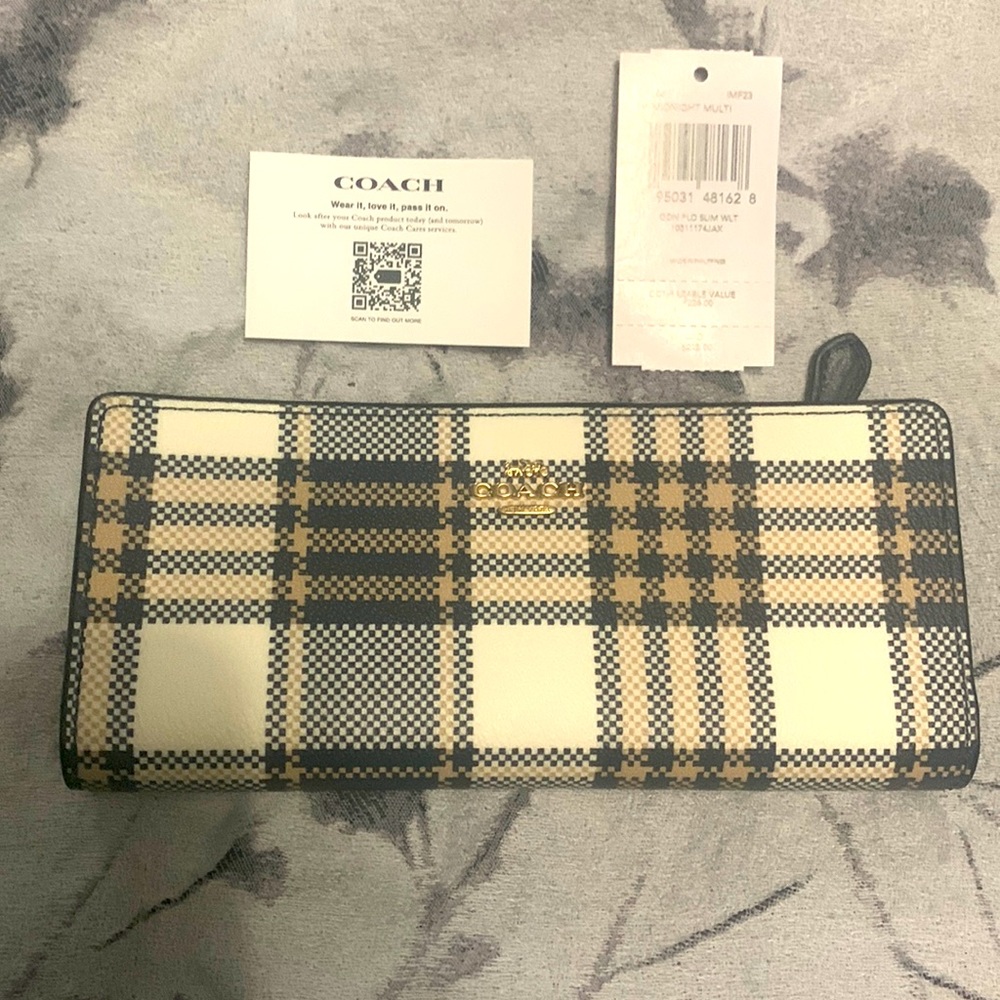 New Coach Slim Wallet